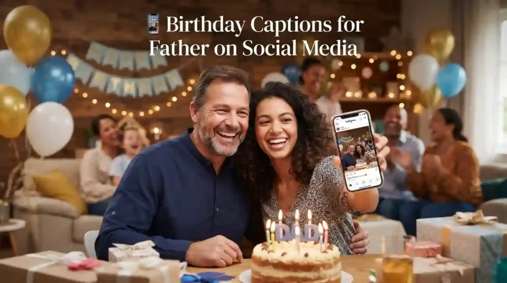 Birthday Captions for Father on Social Media