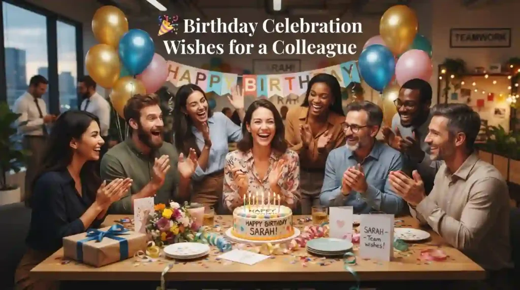 Birthday Celebration Wishes for a Colleague