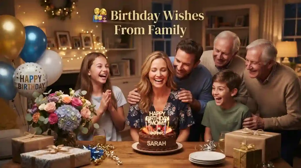 Birthday Wishes From Family