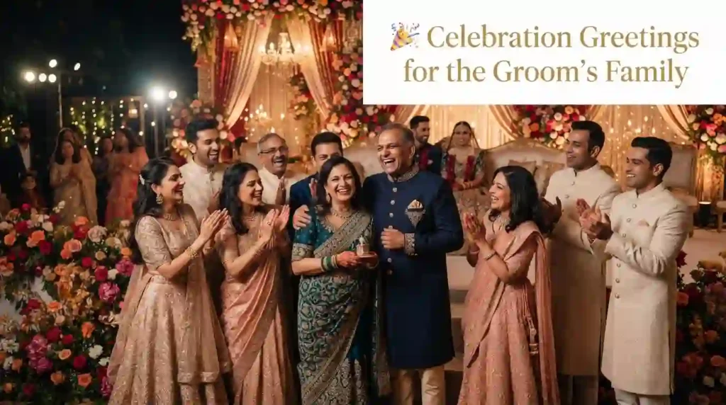 Celebration Greetings for the Groom’s Family