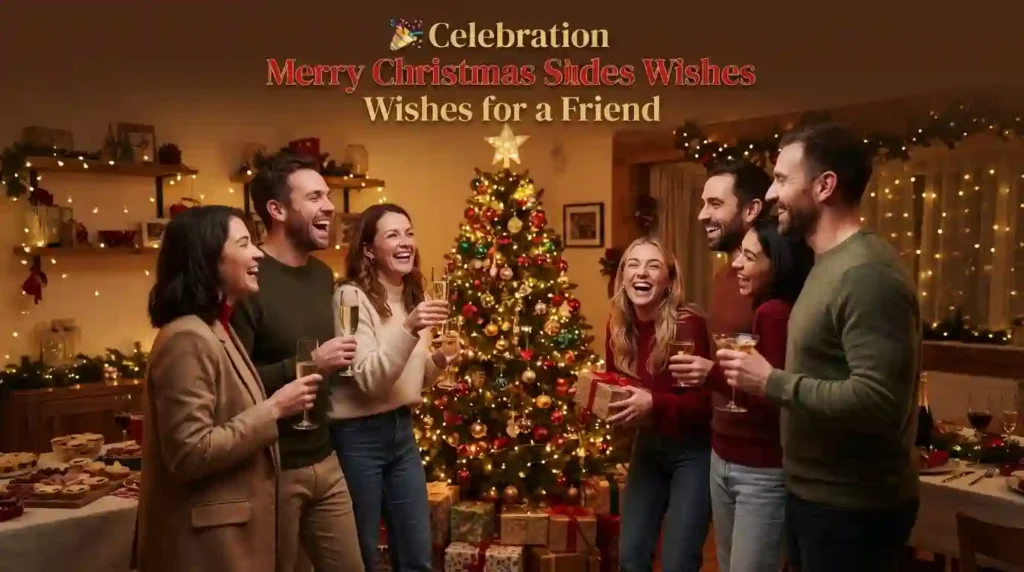 Celebration Merry Christmas Wishes for a Friend