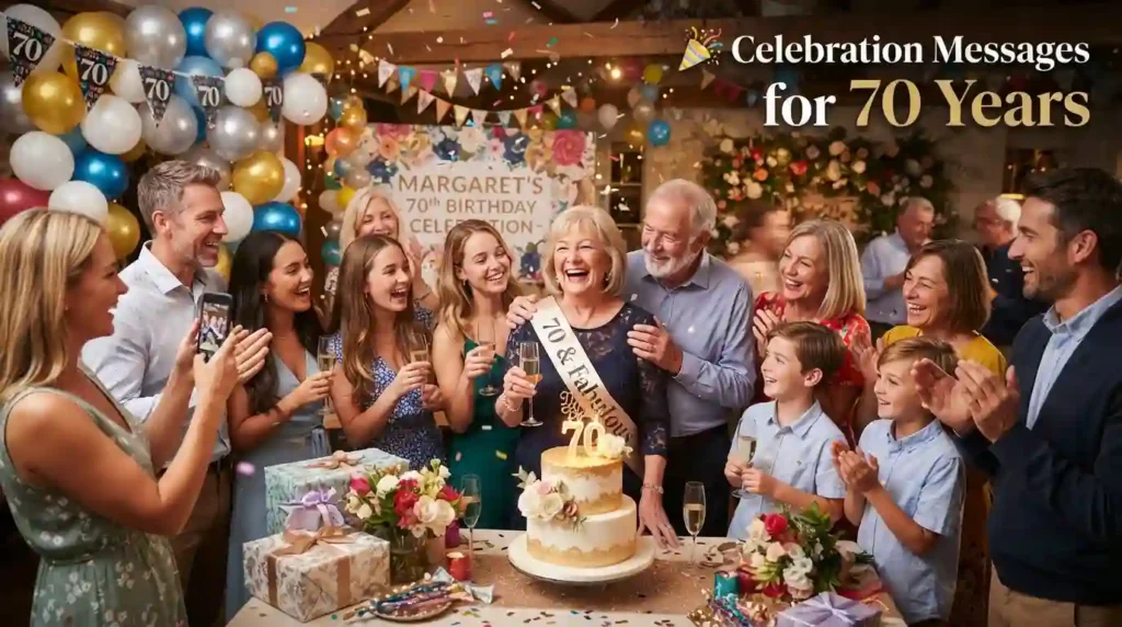 Celebration Messages for 70 Years