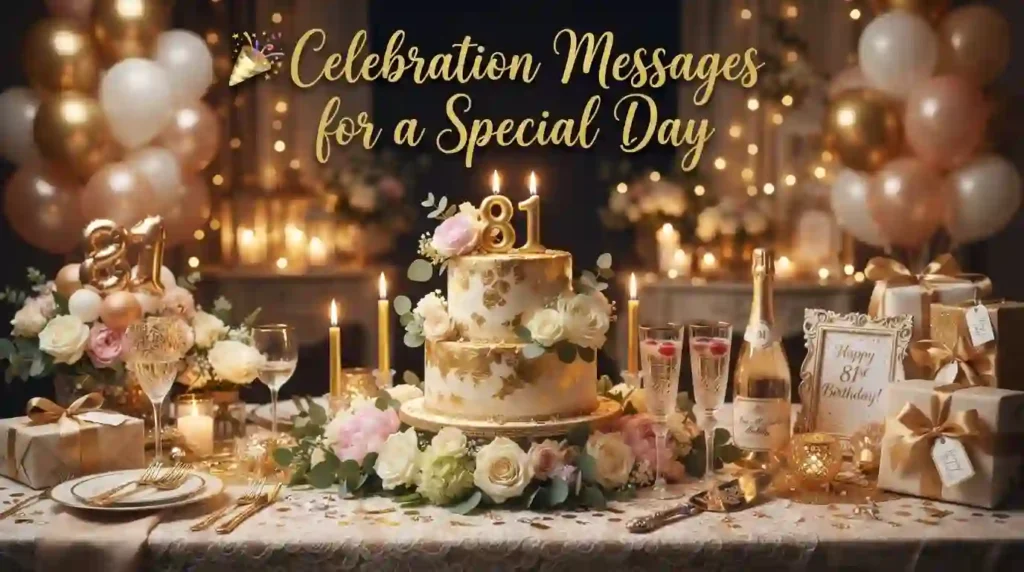 Celebration Messages for a Special Day