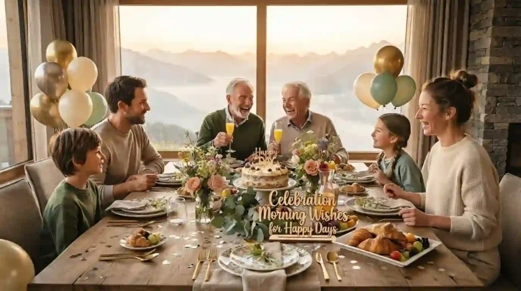 Celebration Morning Wishes for Happy Day
