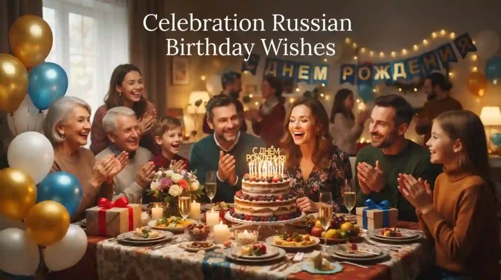 Celebration Russian Birthday Wishes