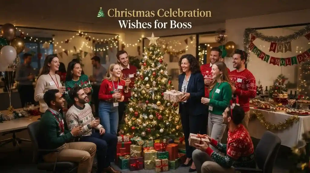 Christmas Celebration Wishes for Boss