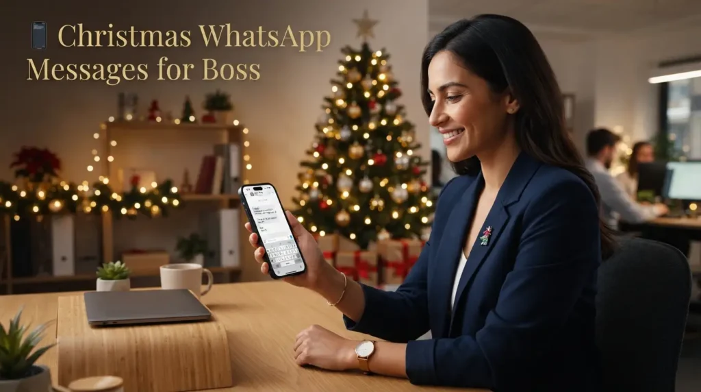 Christmas WhatsApp Messages for Boss
