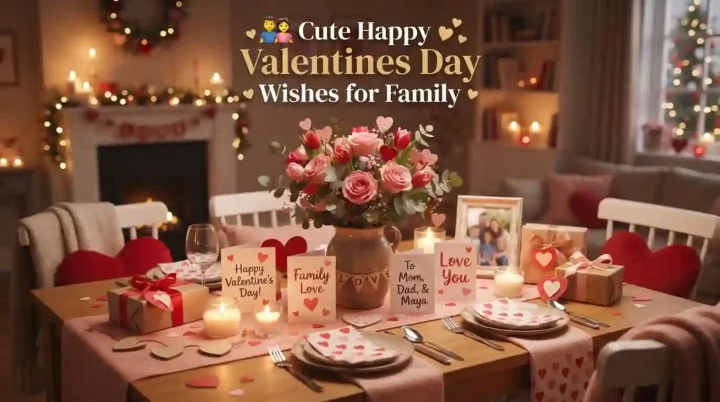 Cute Happy Valentines Day Wishes for Family