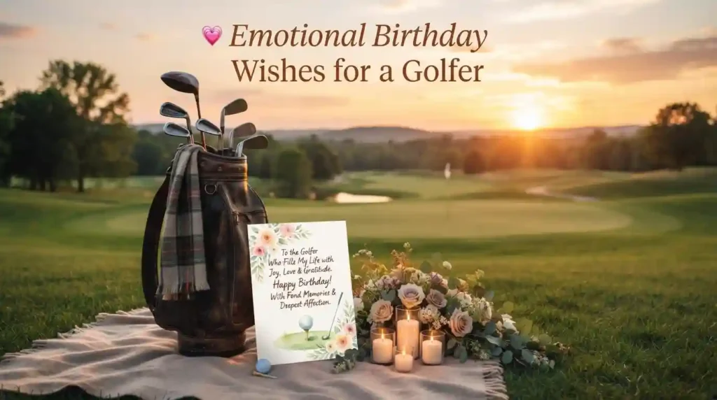 Emotional Birthday Wishes for a Golfer