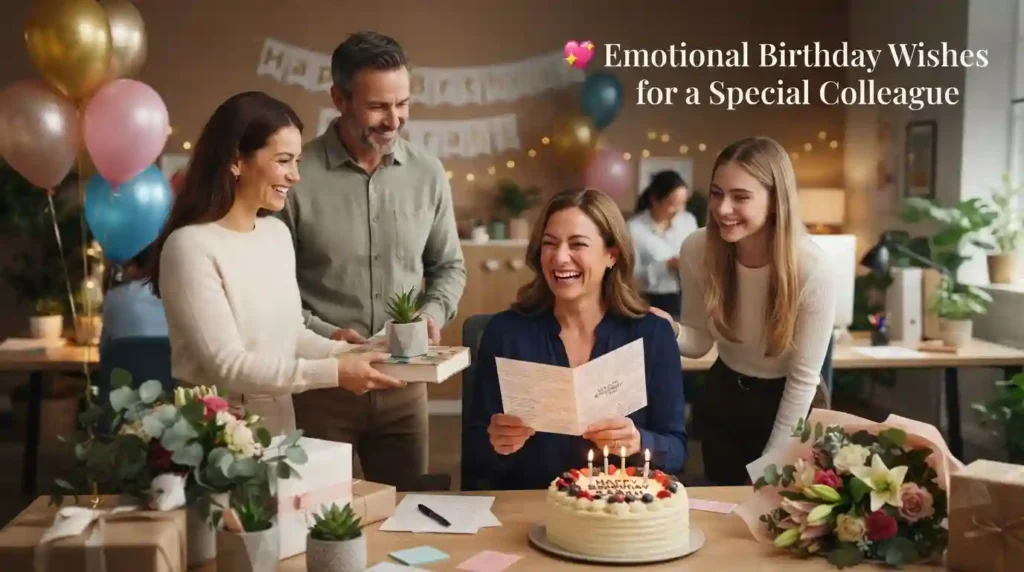 Emotional Birthday Wishes for a Special Colleague