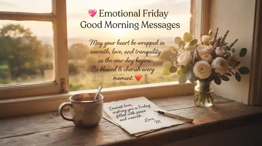 Emotional Friday Good Morning Messages