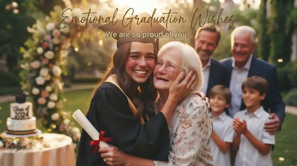 Emotional Graduation Wishes for Granddaughter