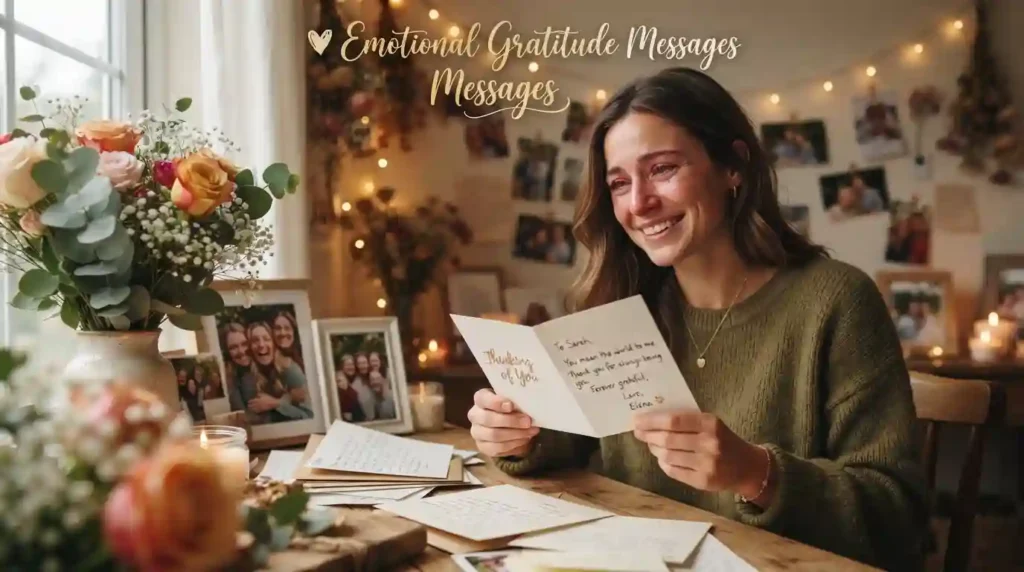 Emotional Gratitude Messages
