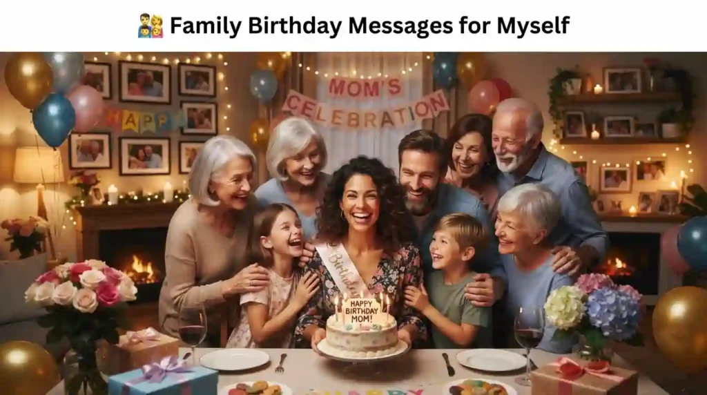 Family Birthday Messages for Myself