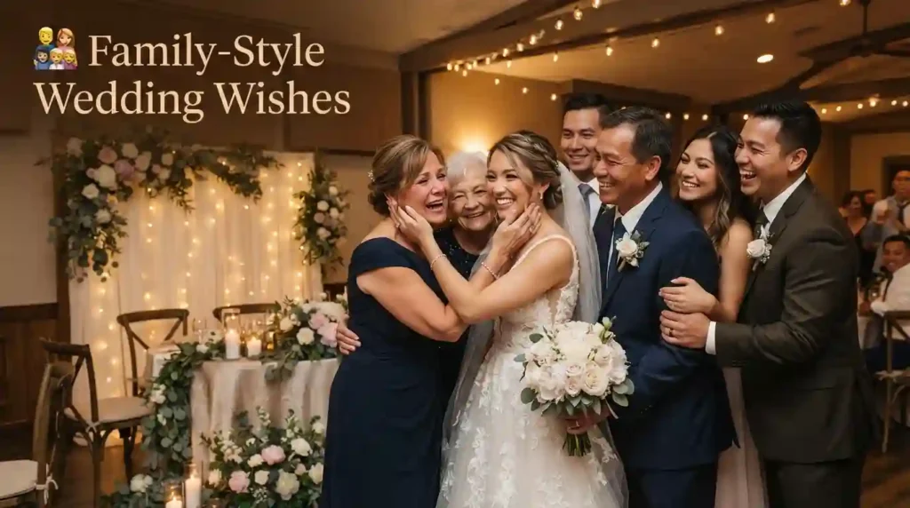 Family-Style Wedding Wishes