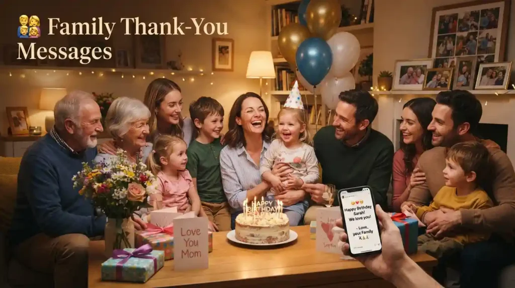 Family Thank-You Messages