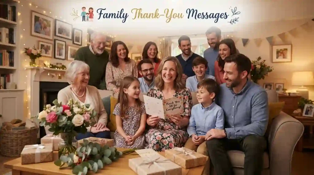 Family Thank-You Messages