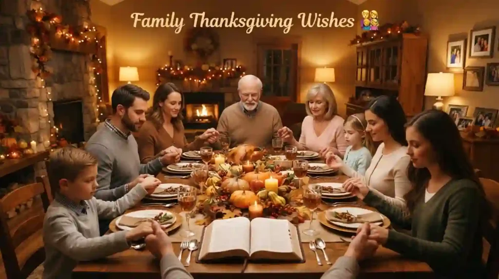 Family Thanksgiving Wishes