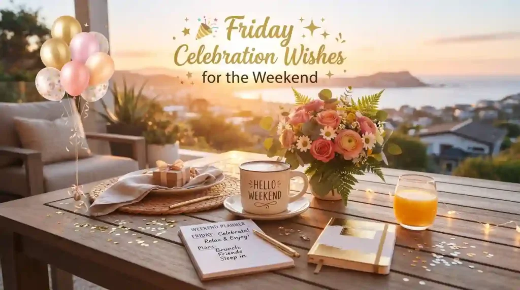 Friday Celebration Wishes for the Weekend