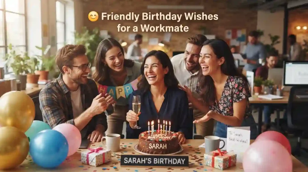 Friendly Birthday Wishes for a Workmate