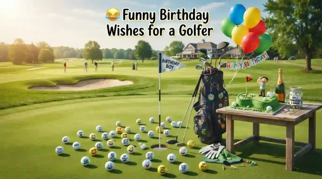 Funny Birthday Wishes for a Golfer