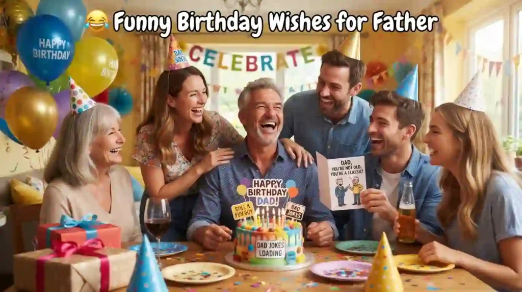 Funny Birthday Wishes for Father