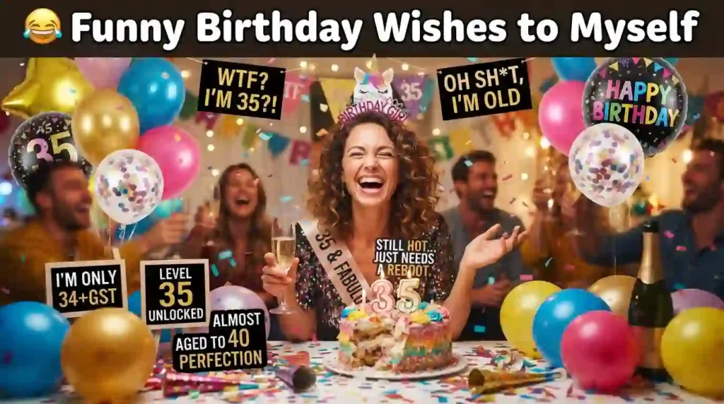 Funny Birthday Wishes to Myself
