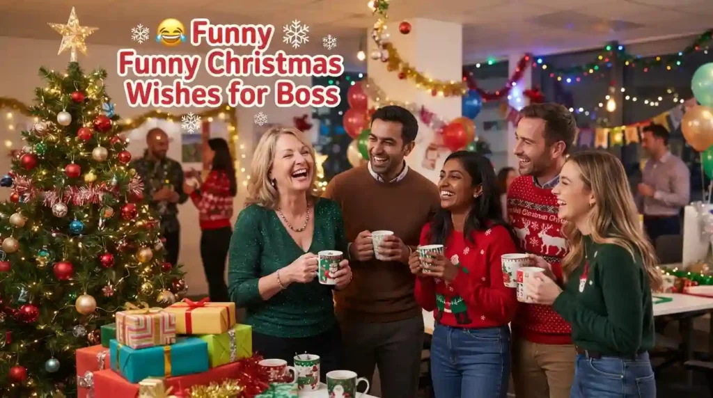 Funny Christmas Wishes for Boss
