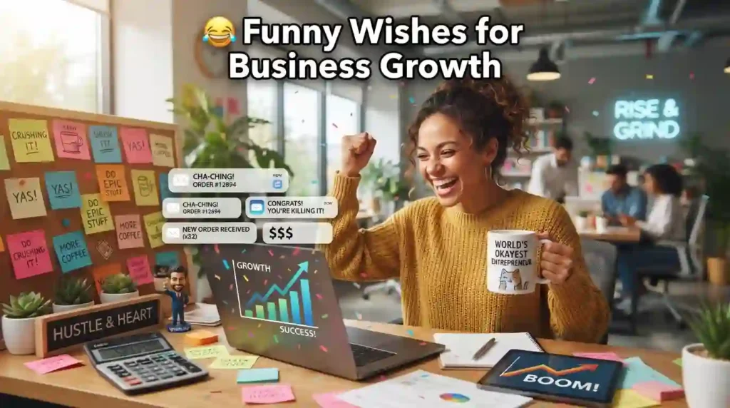 Funny Wishes for Business Growth