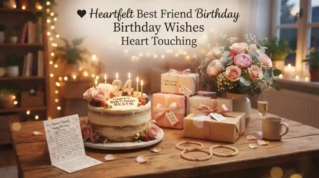 Heartfelt Best Friend Birthday Wishes Heart Touching