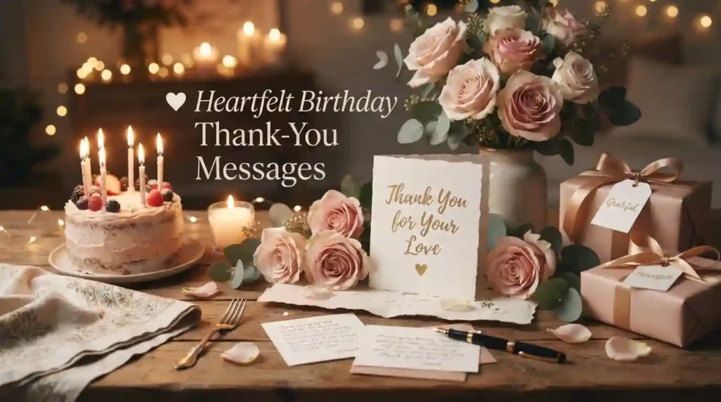 Heartfelt Birthday Thank-You Messages