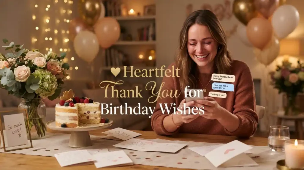 Heartfelt Birthday Thank-You Replies