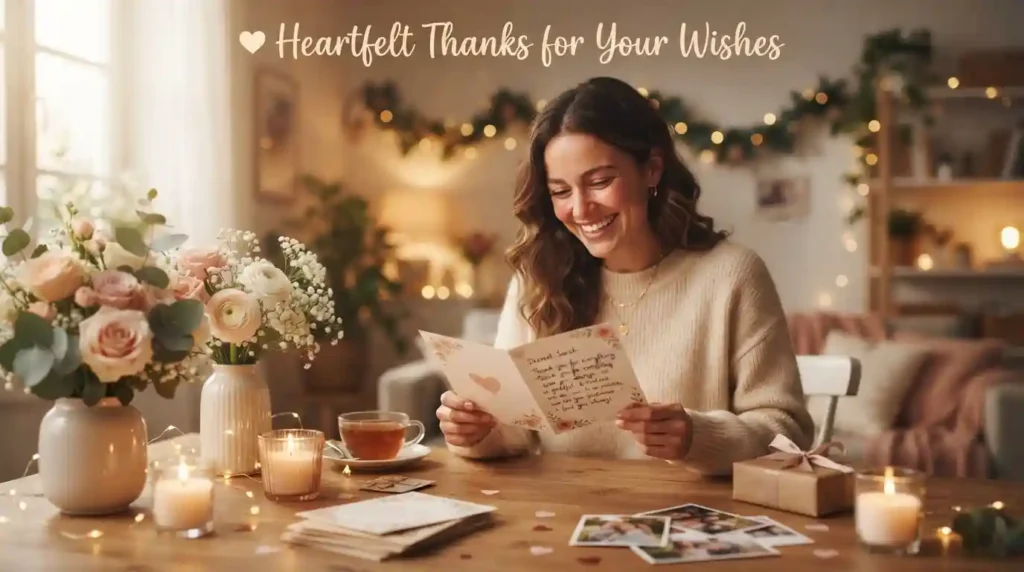 Heartfelt Thanks for Your Wishes