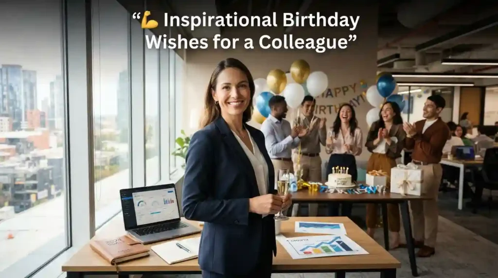 Inspirational Birthday Wishes for a Colleague