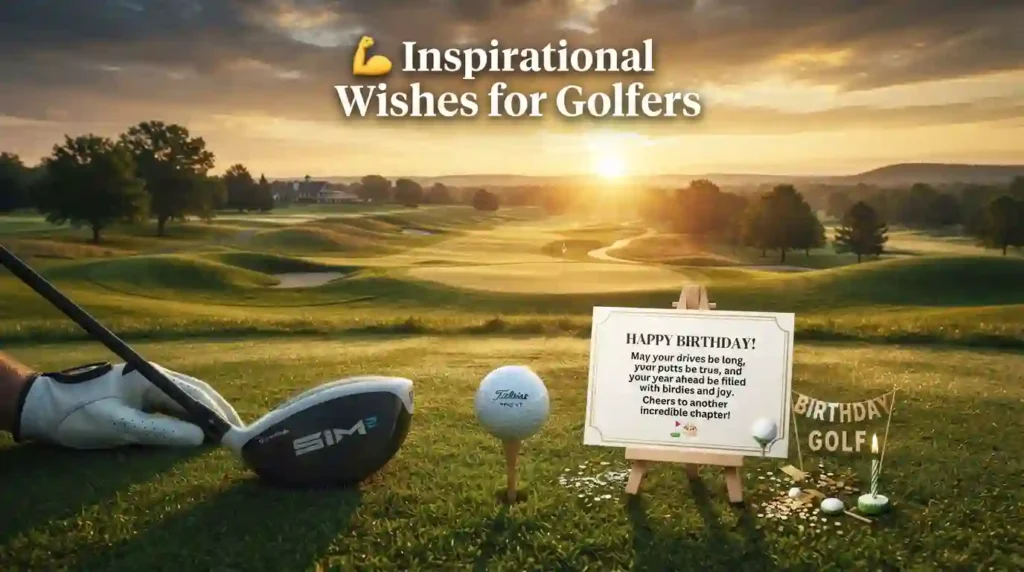 Inspirational Birthday Wishes for Golfers