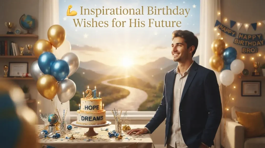 Inspirational Birthday Wishes for His Future