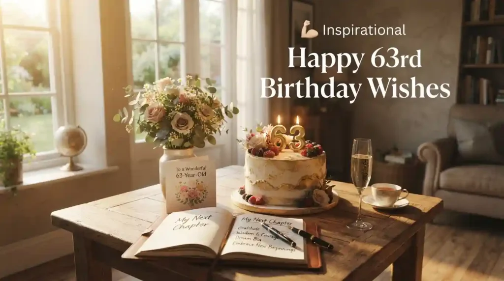 Inspirational Happy 63rd Birthday Wishes
