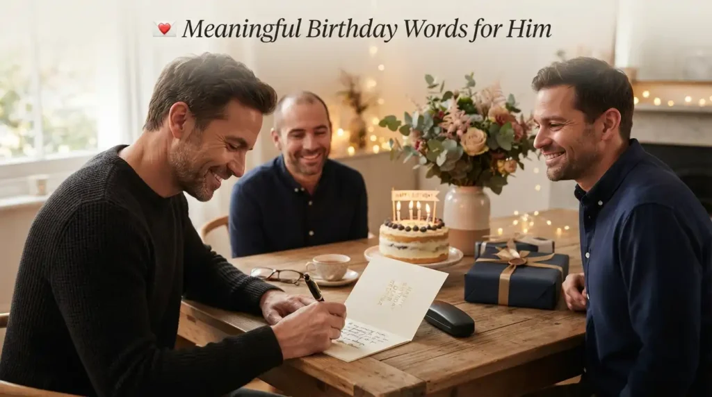 Meaningful Birthday Words for Him