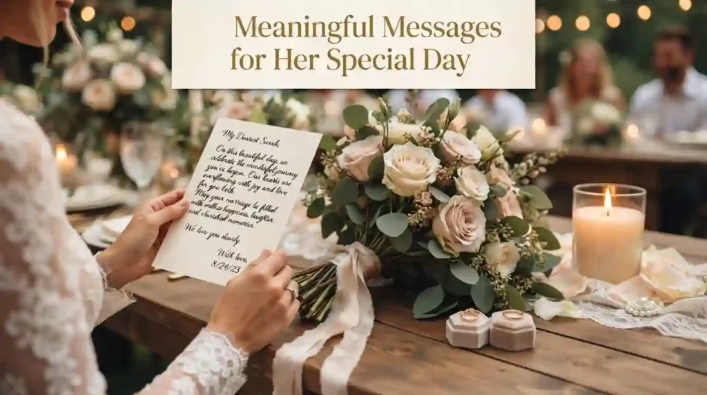 Meaningful Messages for Her Special Day