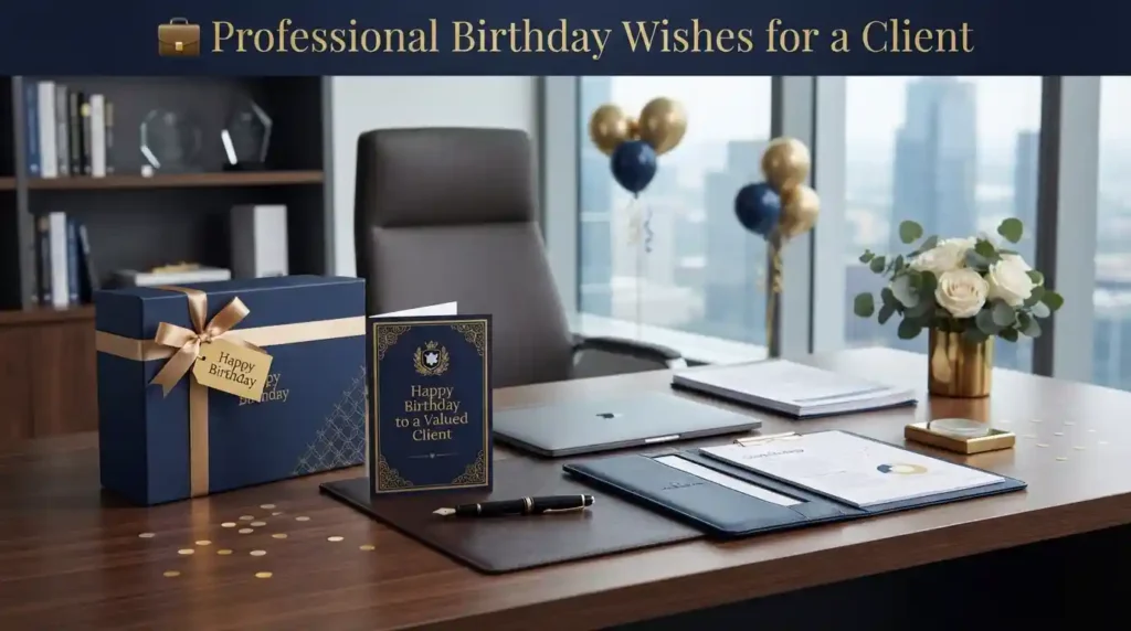Professional Birthday Wishes for a Client
