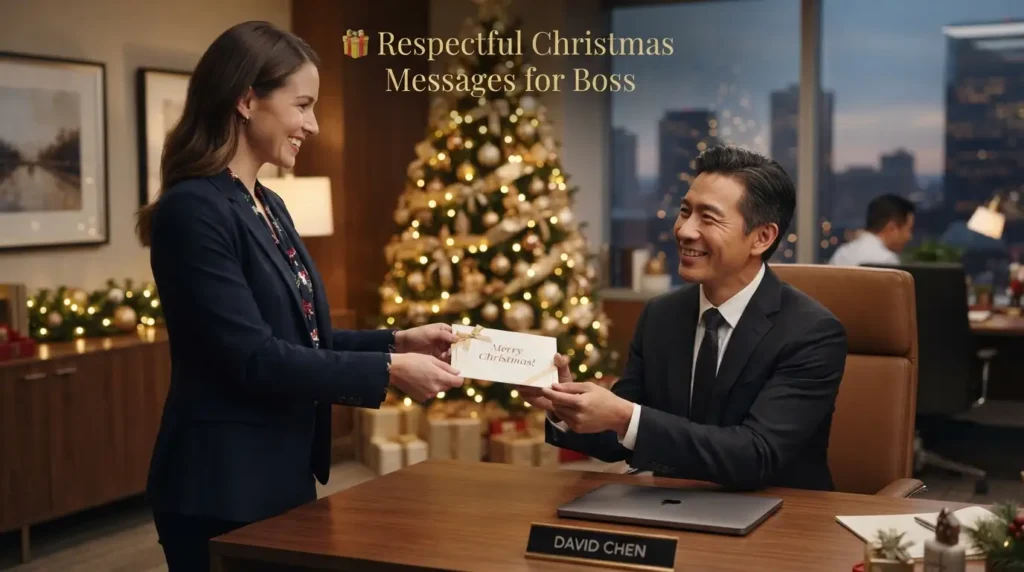 Respectful Christmas Messages for Boss