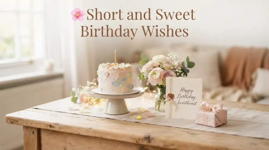 Short and Sweet Birthday Wishes