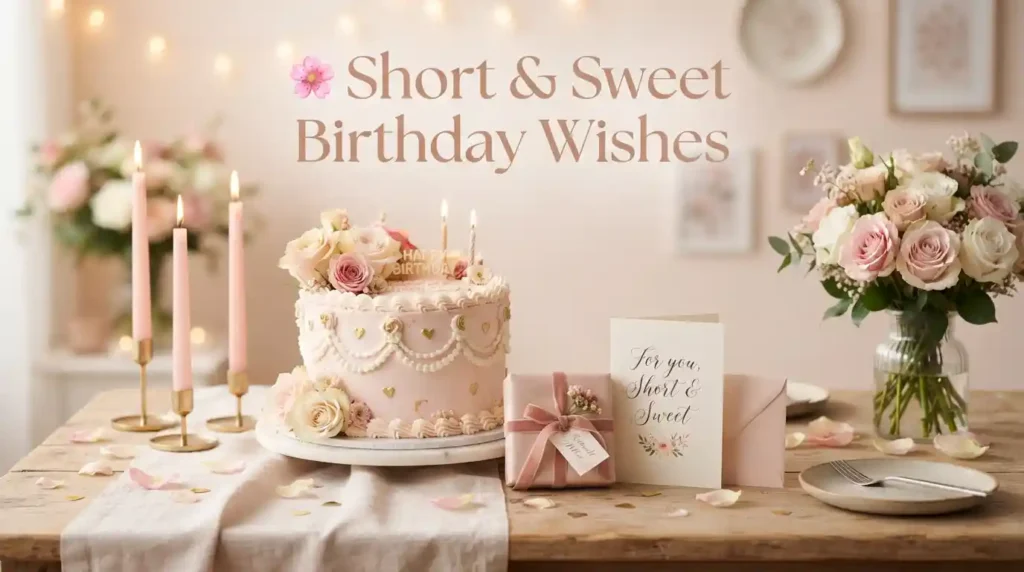Short & Sweet Birthday Wishes