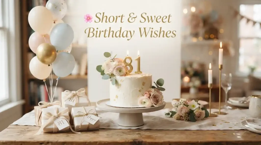 Short & Sweet Birthday Wishes