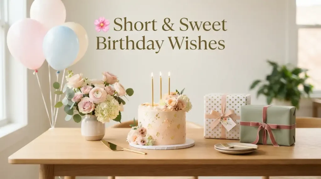 Short & Sweet Birthday Wishes