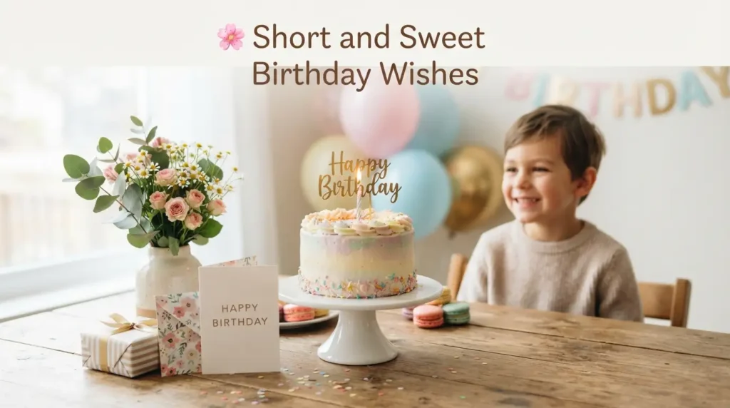 Short and Sweet Birthday Wishes