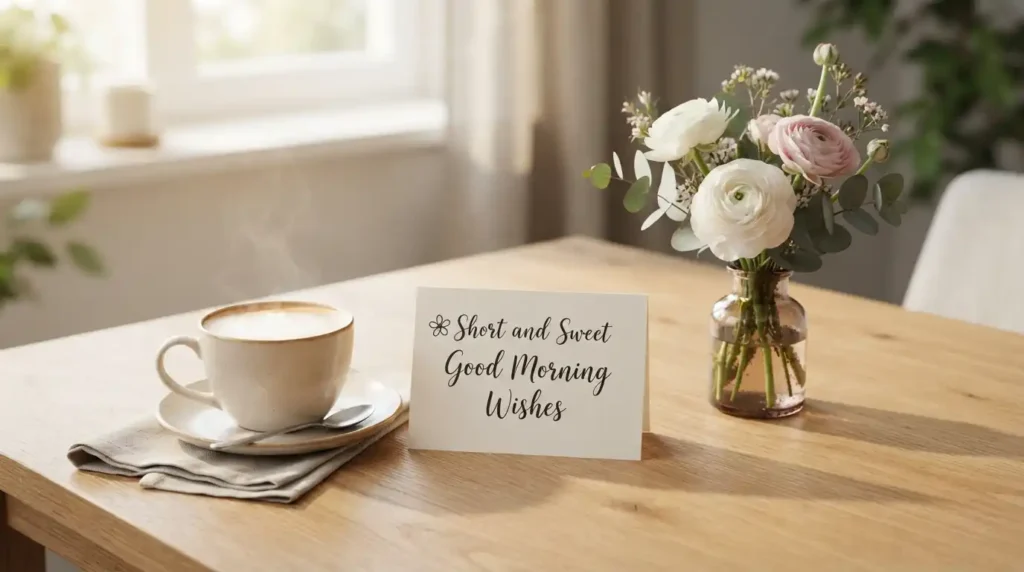 Short and Sweet Good Morning Wishes