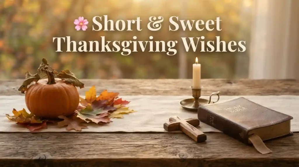 Short & Sweet Thanksgiving Wishes
