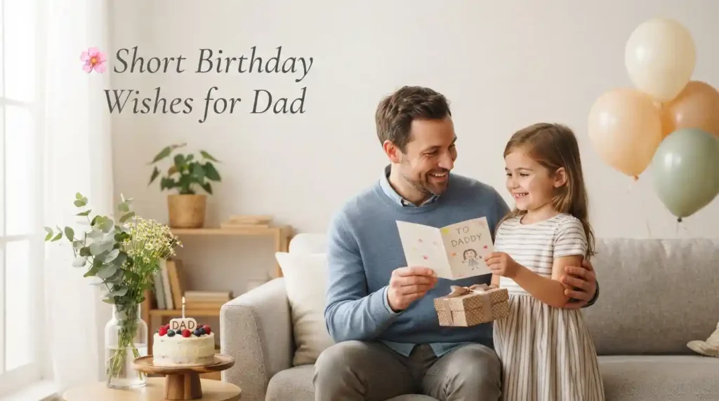 Short Birthday Wishes for Dad