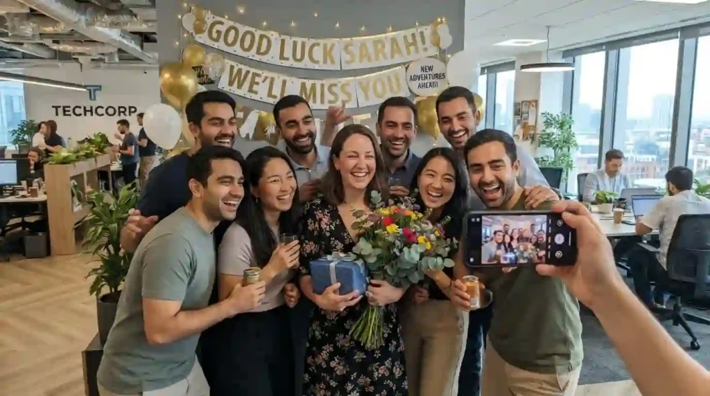Social Media Captions for a Coworker Leaving